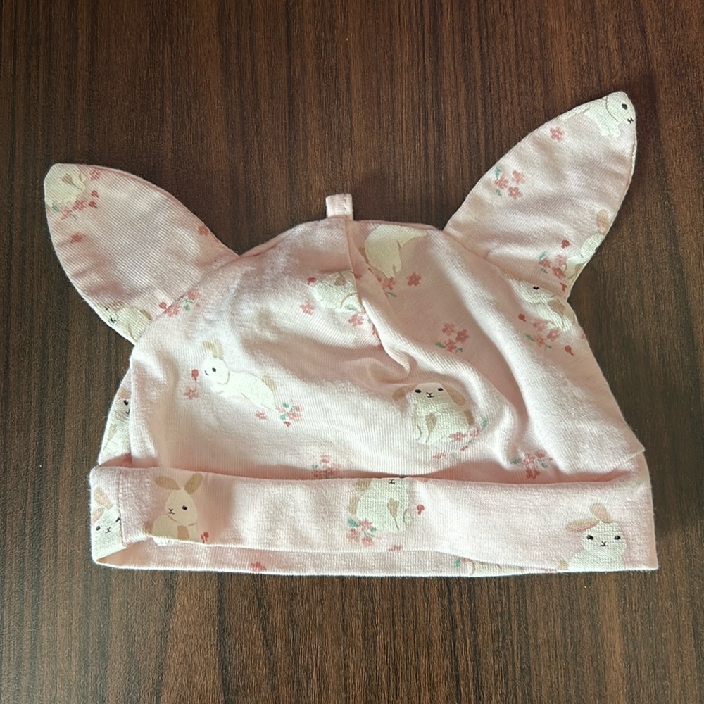 (3 for $10) Newborn Easter Bunny Baby Hat